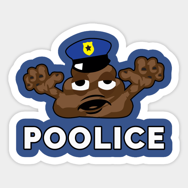 Poolice zombie poop emoji Sticker by livania